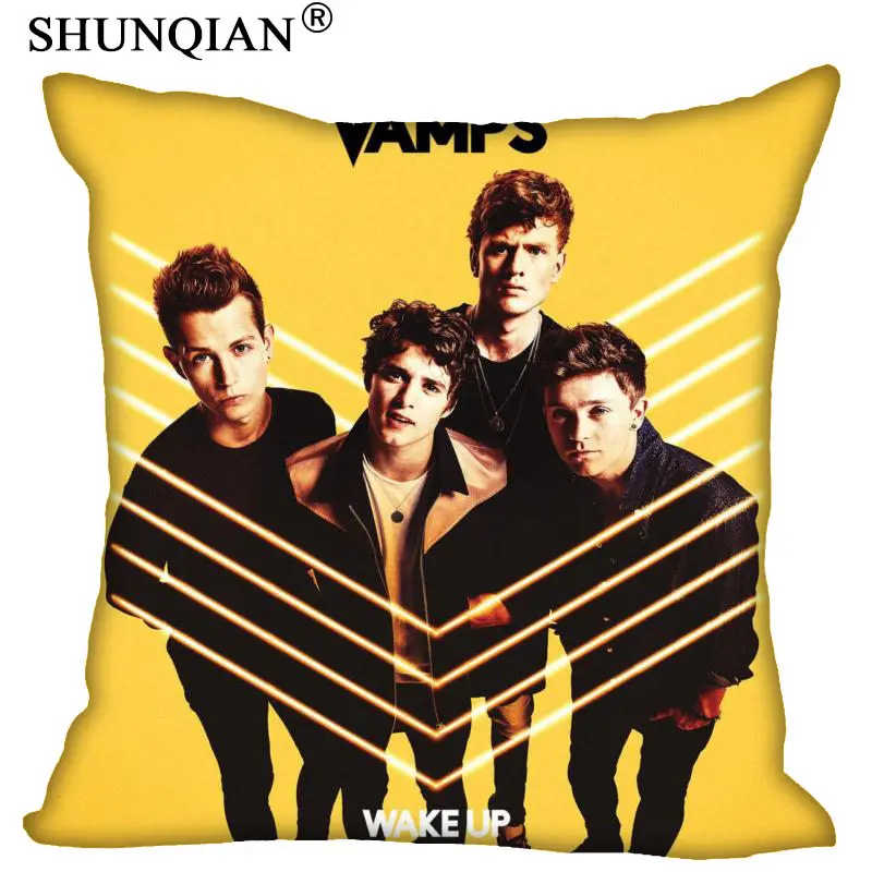 Индивидуальная квадратная наволочка Vamps мягкая 60x60 см(с двух сторон) Наволочка на молнии 1 шт. Наволочка на заказ больше размера