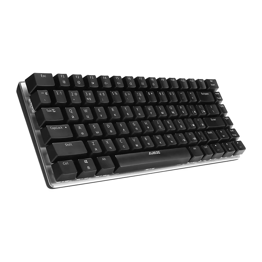 Ajazz AK33 Wired Gaming Mechanical Keyboard 82 Keys LED Backlit Adjustable Full Conflict-free | Компьютеры и офис
