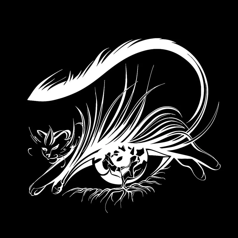 17.9cm*16.2cm Cat Eyes Beauty Salon Decor Car Sticker Car-Styling Black/Silver S3-5888 | Автомобили и мотоциклы