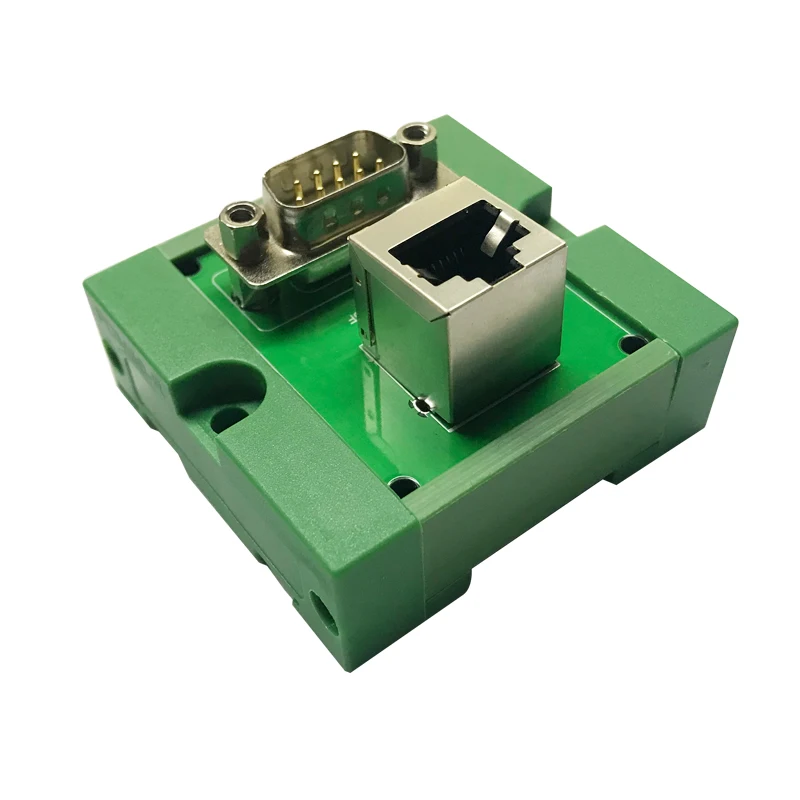 DB9 к RJ45 соединительный порт RS232 сетевому порту адаптер конвертер сетевой LAN папа DIN