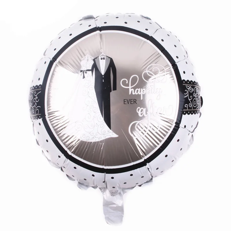 18 в форме сердца любовь алюминиевая пленка воздушный шар свадебное платье