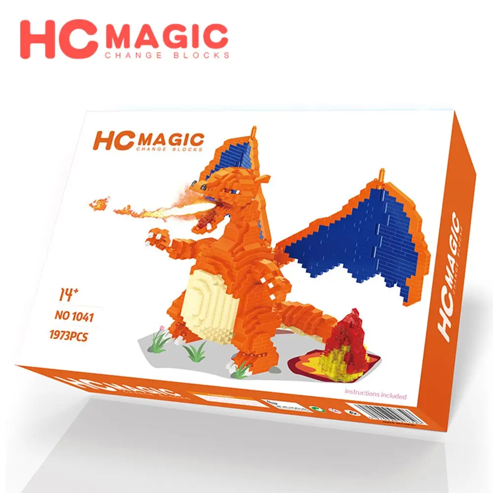 

HC MAGIC Diamond Building Blocks Japan Anime Figurines Toys Educational Gifts Action Figure Plastic Assembly Model Birthday Gift