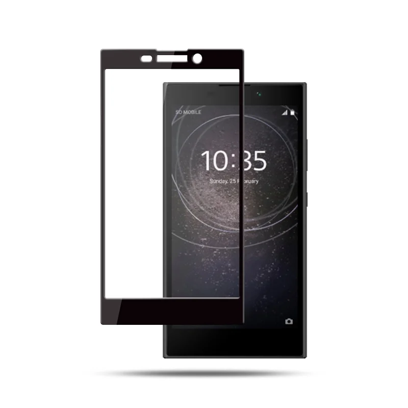 Закаленное стекло с полным покрытием для Sony Xperia L2 Защитная пленка экрана