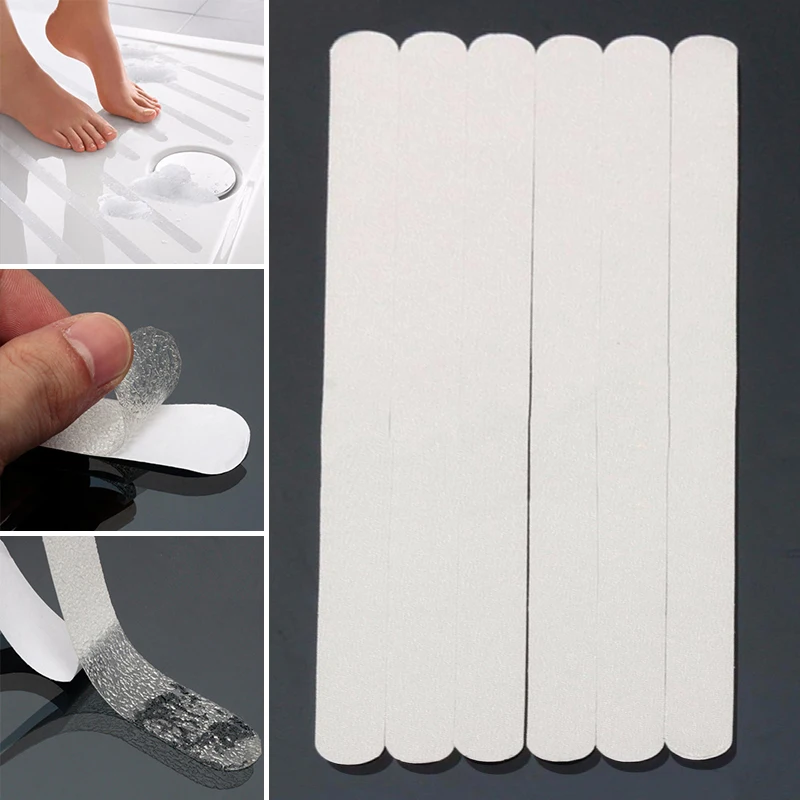 

DIY 38 см * 2 см Прозрачные безопасные Т-образные полоски, Нескользящие Безопасные наклейки, аксессуары для ванной и душа