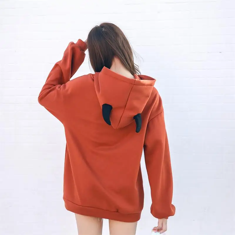 Пальто с героями мультфильмов для девочек толстовка капюшоном пуловер