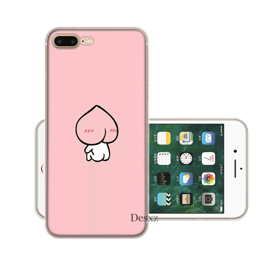 Забавный какао мобильный телефон чехол жесткий для iPhone 5 5s SE 6 6s 7 8 Plus 11 Pro X XR XS Max