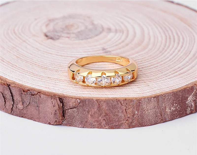 Модные циркониевые прозрачные кольца Everoyal ювелирные изделия для женщин