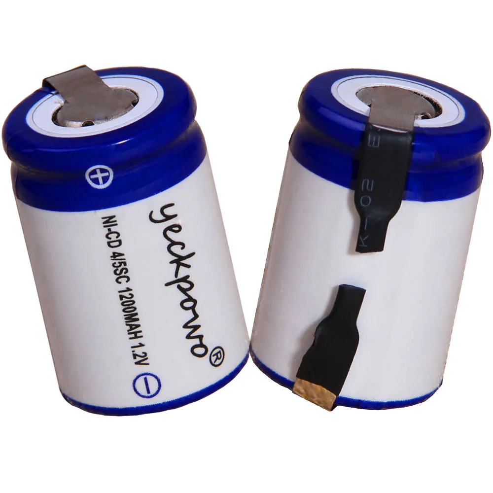 Самая низкая цена 2 шт 4/5SC батареи 1 v аккумуляторные 1200 mAh nicd Батарея для