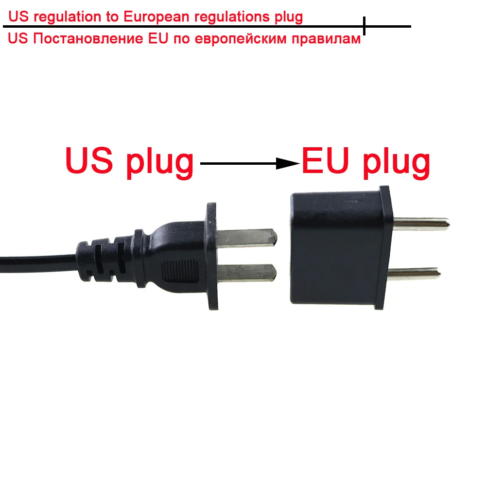 US USA China Plug to EU дорожное зарядное устройство переходник для использования в жилых