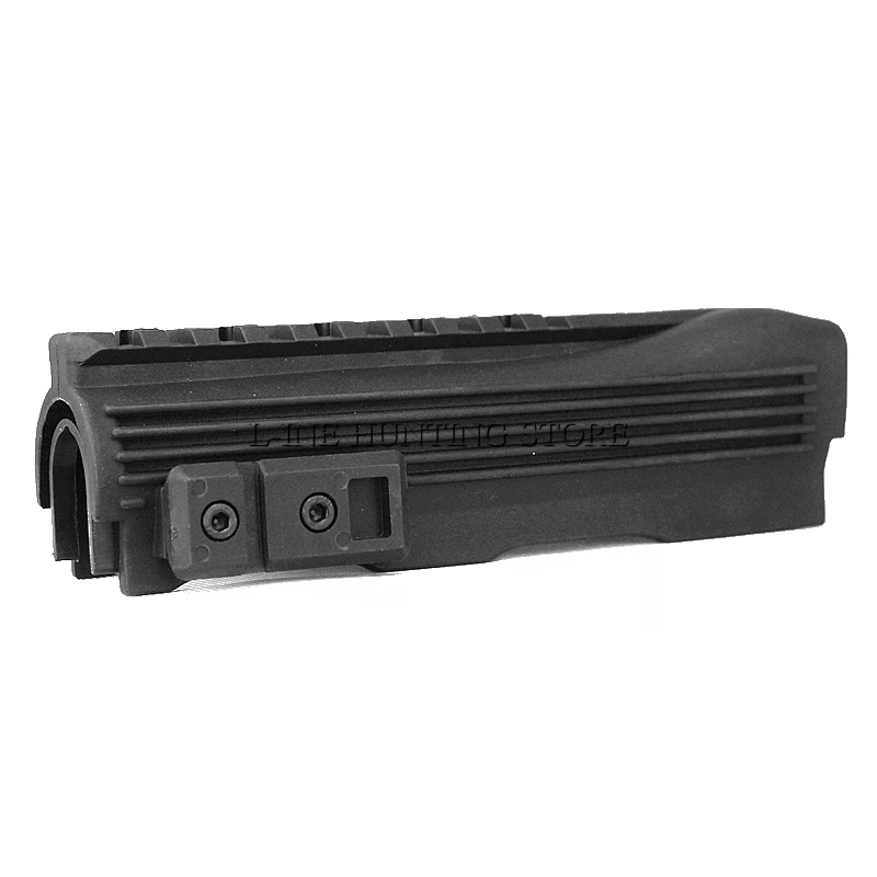 Высокое качество полимер RIS Railed AK Handguard для 47 74 серии черный охотничье ружье снаряжение аксессуары