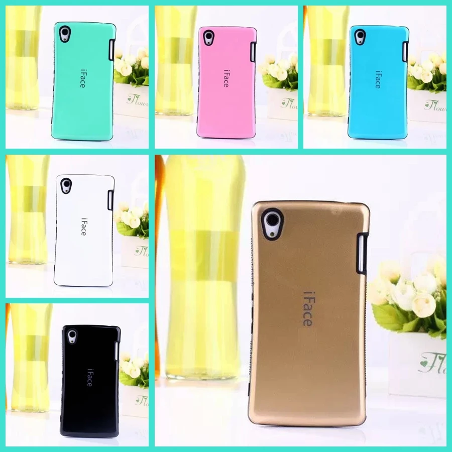 Для sony M4 Aqua Гибридный Силиконовый гладкой твердой резины чехол для Xperia E2303 E2333 E2353