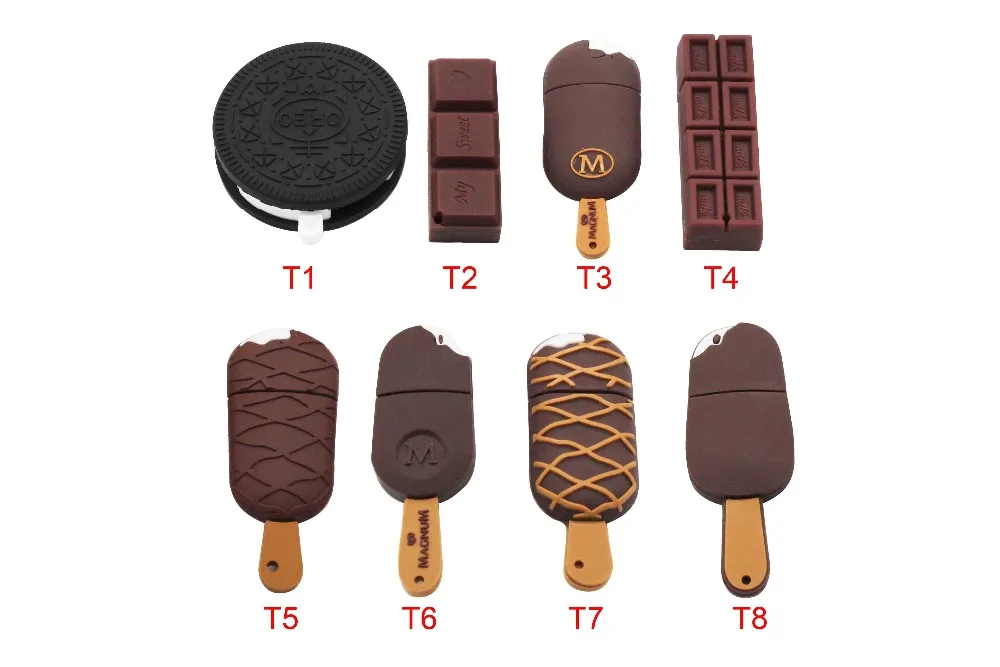 BiNFUL Oreo модель печенья мороженое шоколад usb2.0 4 ГБ 8 ГБ 16 ГБ 32 ГБ 64 ГБ флеш-накопитель USB флеш-накопитель креативный giftyPendrive
