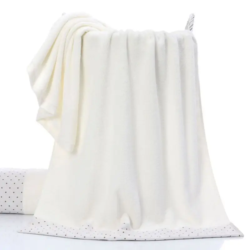 

Dot Solid 100% Cotton Towel for Bath Absorbent Soft Towels for Bathroom and Gym Men Women Comfortable Face Thicken Towels