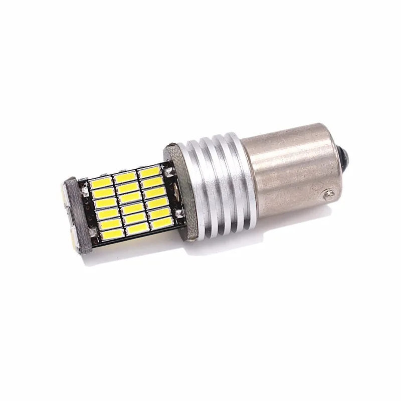 2 шт. 1156 Автомобильный светодиодный фонарь для руля 45smd4014 высокомощная