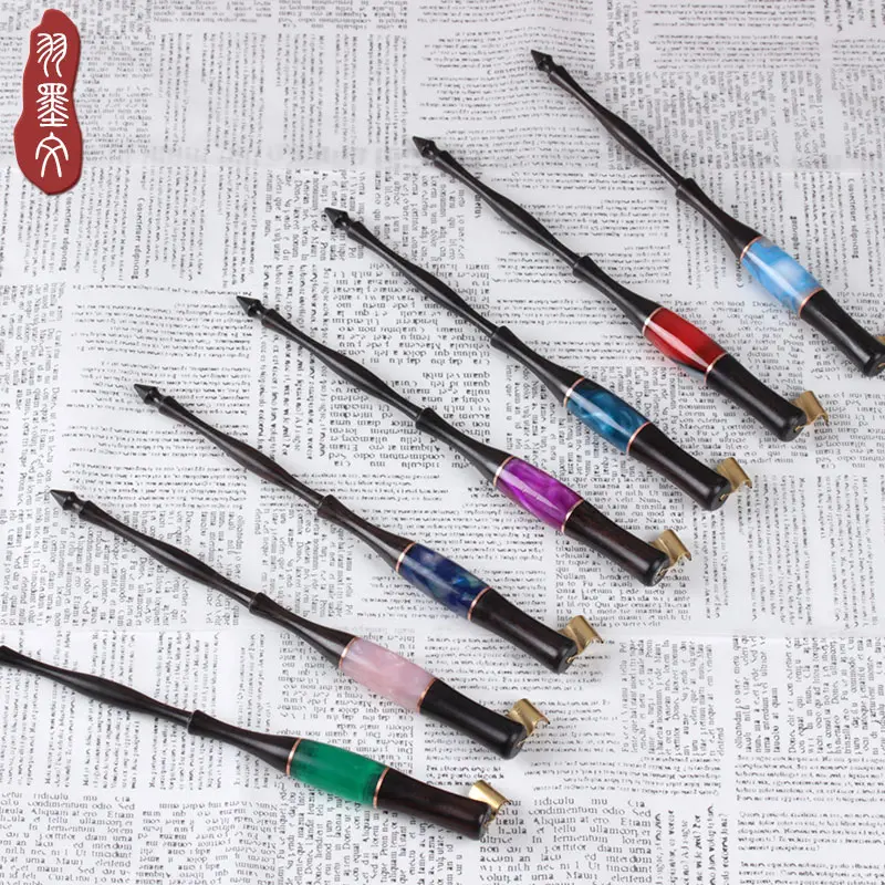 Ручка карандаш для Английской Каллиграфии ESER красная деревянная смола