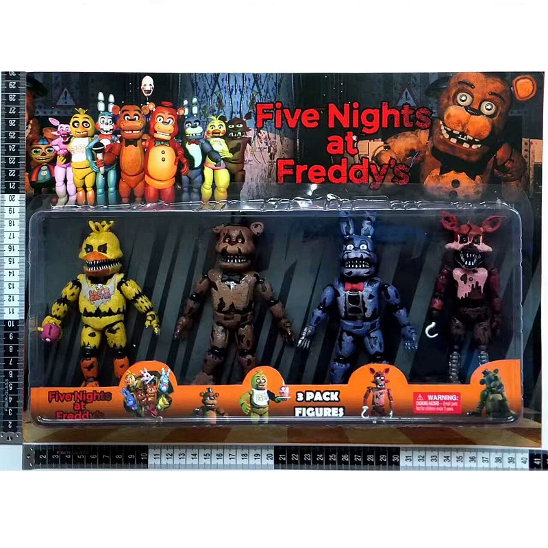 Five Nights at Freddy's Toys фигурку со светодиодными огнями страшная игра Fazbear's Pizza