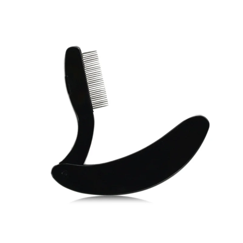 New Foldable Eyebrow Comb Eyelash Black Pink Handy Eyelashes Brush Beauty Makeup Tools | Красота и здоровье