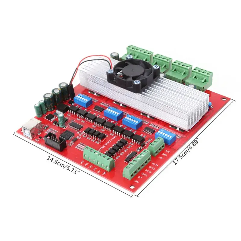 MACH3 CNC USB 100Khz Breakout Board 4-осевой интерфейс драйвер контроллер движения | Обустройство