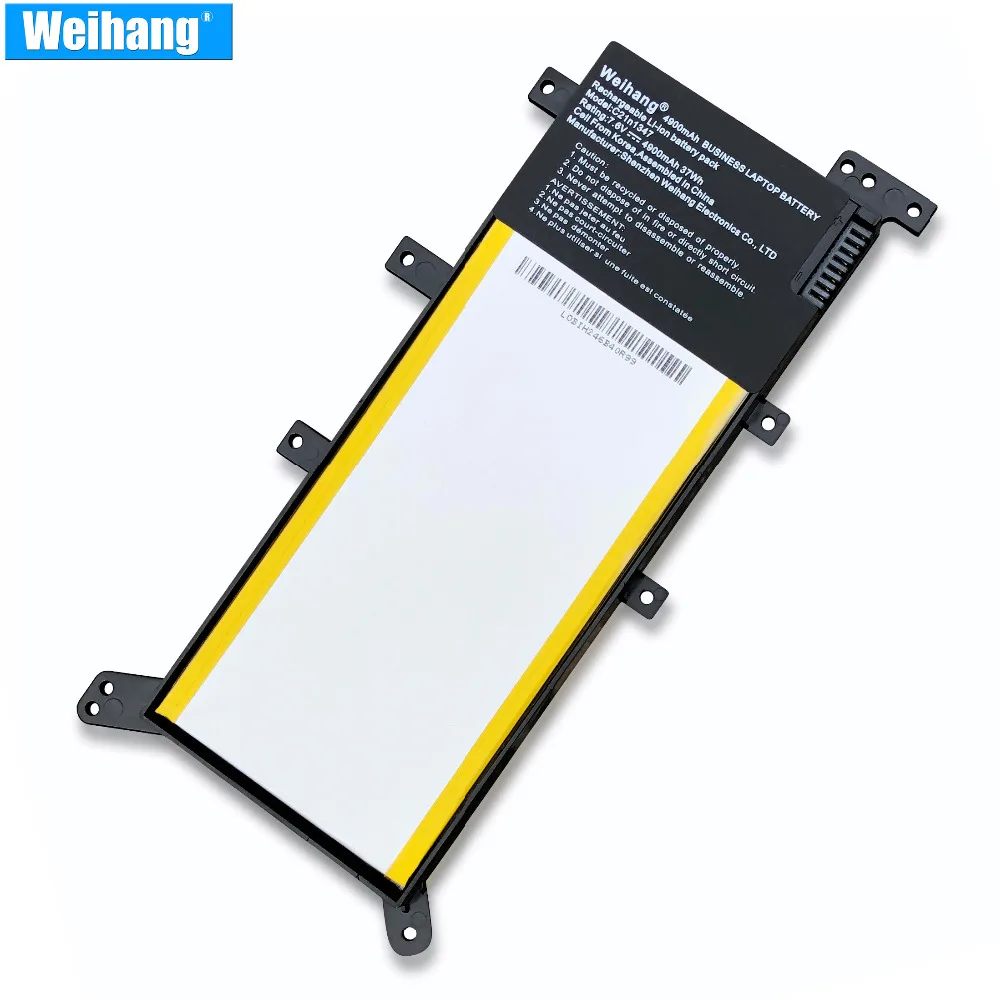 7 6 V 37WH 4900mAh Weihang C21N1347 Аккумулятор для ноутбука ASUS A555 A555L F554 F554L F555 F555L FL5500L