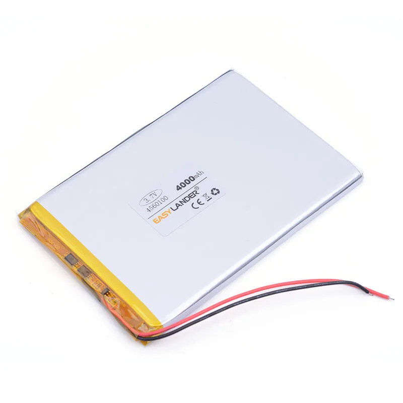 4560100 3.7v 4000mah tablet battery Polymer battery FOR  elf U25GT 7 Inch  DVD  Rechargeable bat GPS DVR toys  4560105