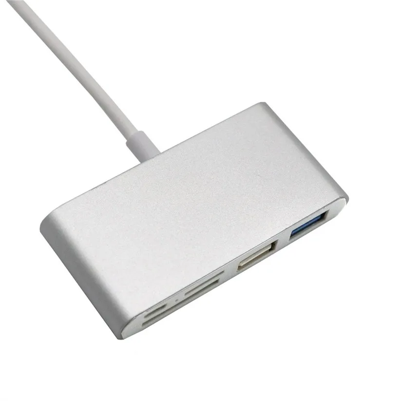 OMESHIN USB концентратор 5 в 1 Type C 3 OTG 0 2 SD/TF кардридер комбо для ноутбука td0218 Прямая