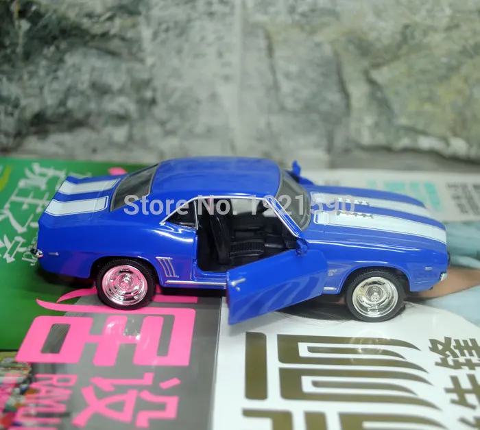 UNI 1/36 масштабные автомобильные игрушки 1969 Chevrolet Camaro SS винтажная литая под давлением металлическая модель автомобиля игрушка для коллекции/подарка/детей