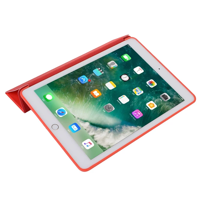 Для iPad Air 2 Smart Cover Чехол преобразования с подставкой Ipad Air2 протектор A1566 A1567 Силиконовый Мягкий противоударный корпус