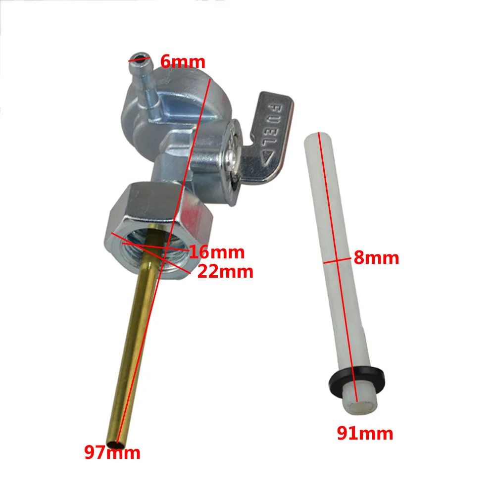 Motorpartstore Fuel Petcock Gas Petrol Tank Switch For Honda CJ360T MR175 CL350 1968-1973 Motorcycle Dirt Motorbike Part | Автомобили и