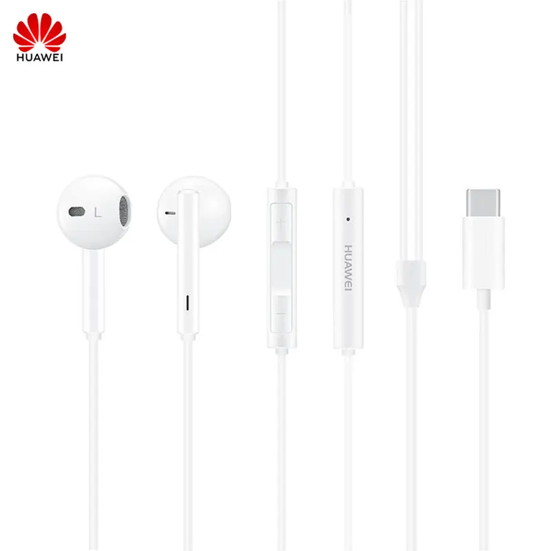 Оригинальные наушники HUAWEI CM33 usb type-C в ухо Hearphone гарнитура микрофон громкость HUAWEI mate 10pro 20 X RS P20 Pro Note 10