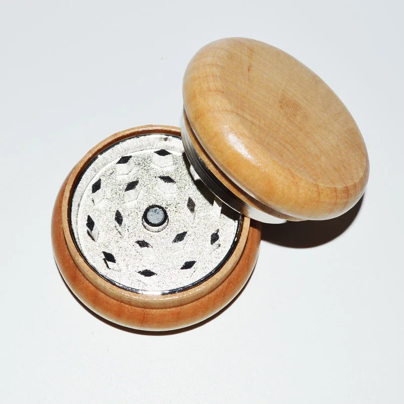 Новая мода 2 части шлифовальный станок деревянный измельчитель табака и трав для