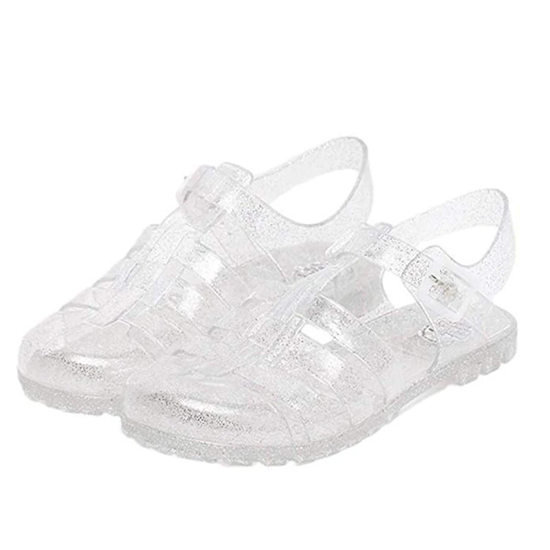 Сандалии женские с Т образным ремешком пляжные водонепроницаемые Туфли желе на