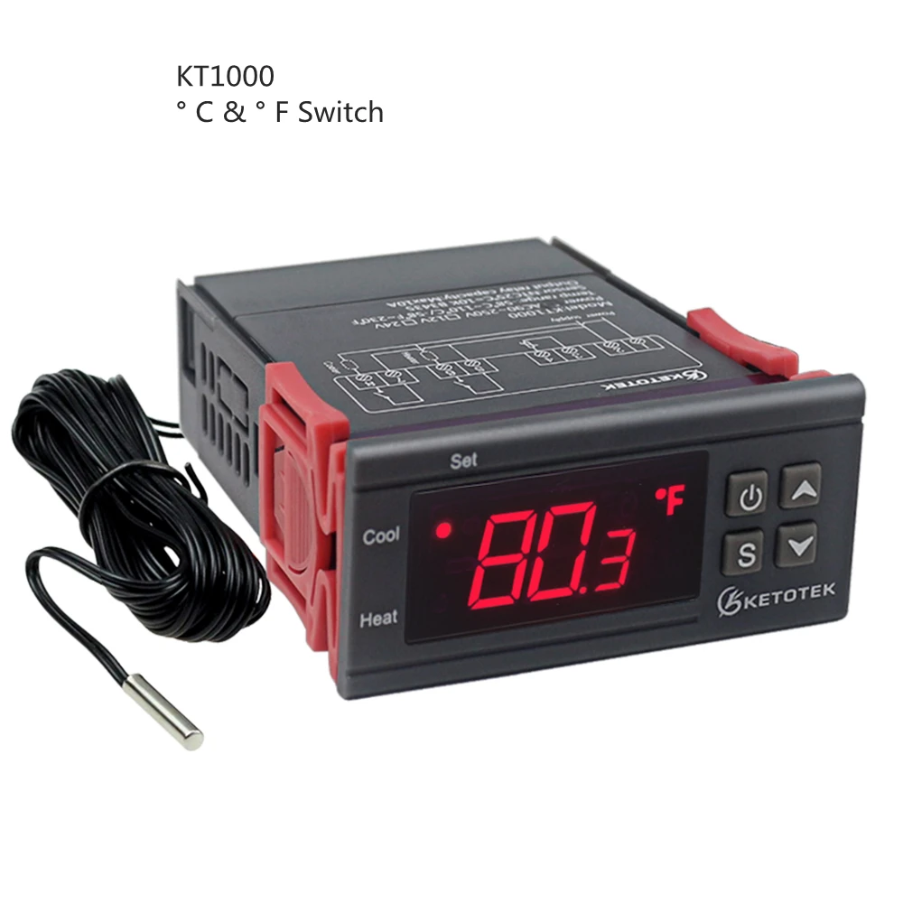 Kt1000 цифровой регулятор температуры инструкция