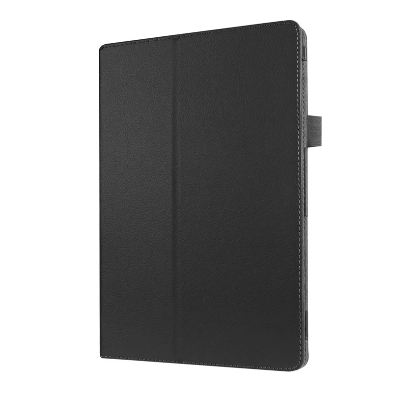 Для Asus Zenpad 10 Z300 Z300C Z300CG Z301 Z301ML Z301MFL 10,1 дюймов планшет чехол с текстурой личи из искусственной кожи защитный чехол - Цвет: Black