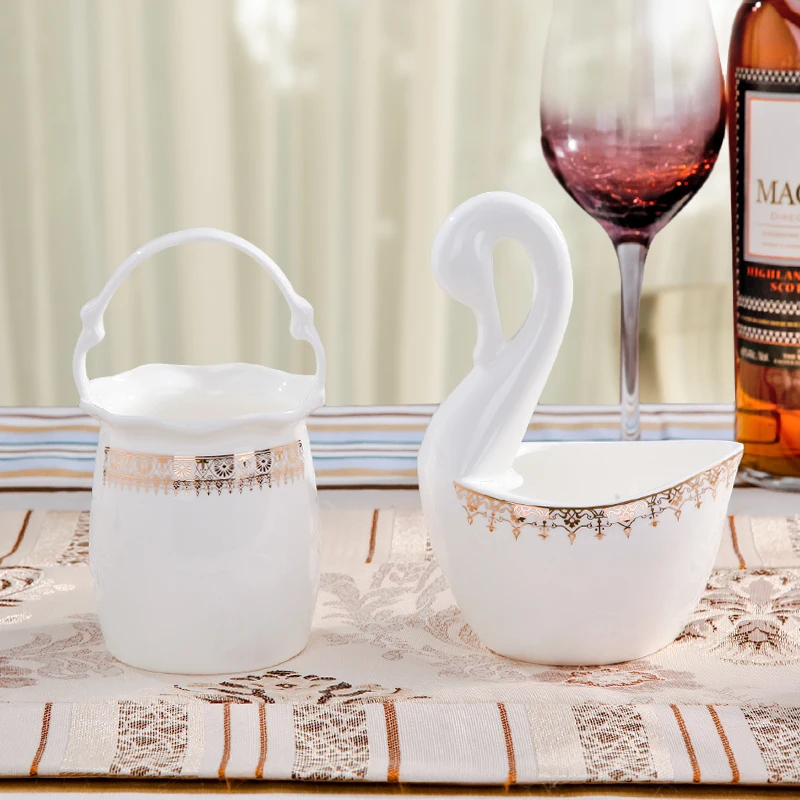 [Spirit] искусственный и фарфоровый набор из 60 золотых тарелок в стиле Пномпень|plate