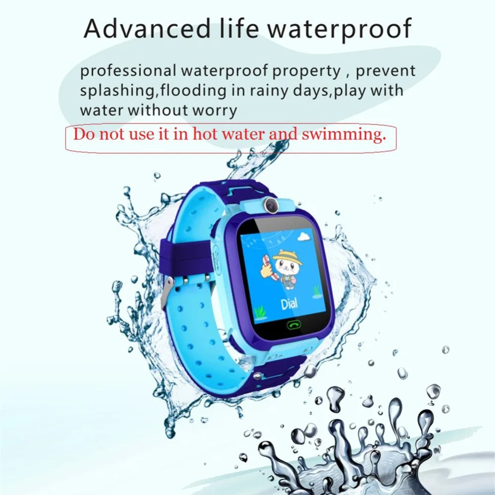 Новые Детские Смарт часы Antil lost водонепроницаемые с сенсорным экраном sim карты