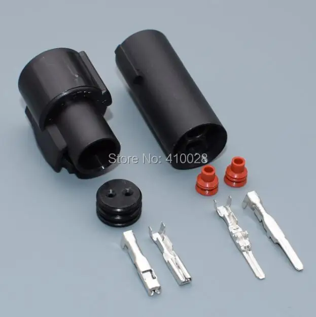Shhworldsea 2.0mm 2-Pin 2-Way Male Female Intake Air Temperature Plug Pigtail Sensor for Honda Civic 6189-015 Integra image 5