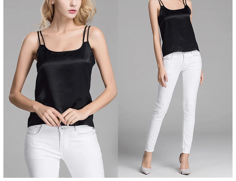 Women's blockbuster condole belt vest 100% mulberry silk joker sexy cultivate one's morality 2