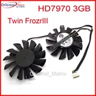 Бесплатная доставка PLD08010S12HH 12 В 0,35 а 75 мм вентилятор для MSI RADEON HD7970 3 Гб двойной охлаждающий вентилятор FrozrIII 4 контакта
