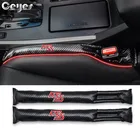 Ceyes 2 шт. аксессуары для стайлинга автомобиля, подкладка для сиденья, герметичная полоса, интерьерные наклейки для Mazda 2, 3, 6 скоростей, логотип MS, фотоэлемент CX5