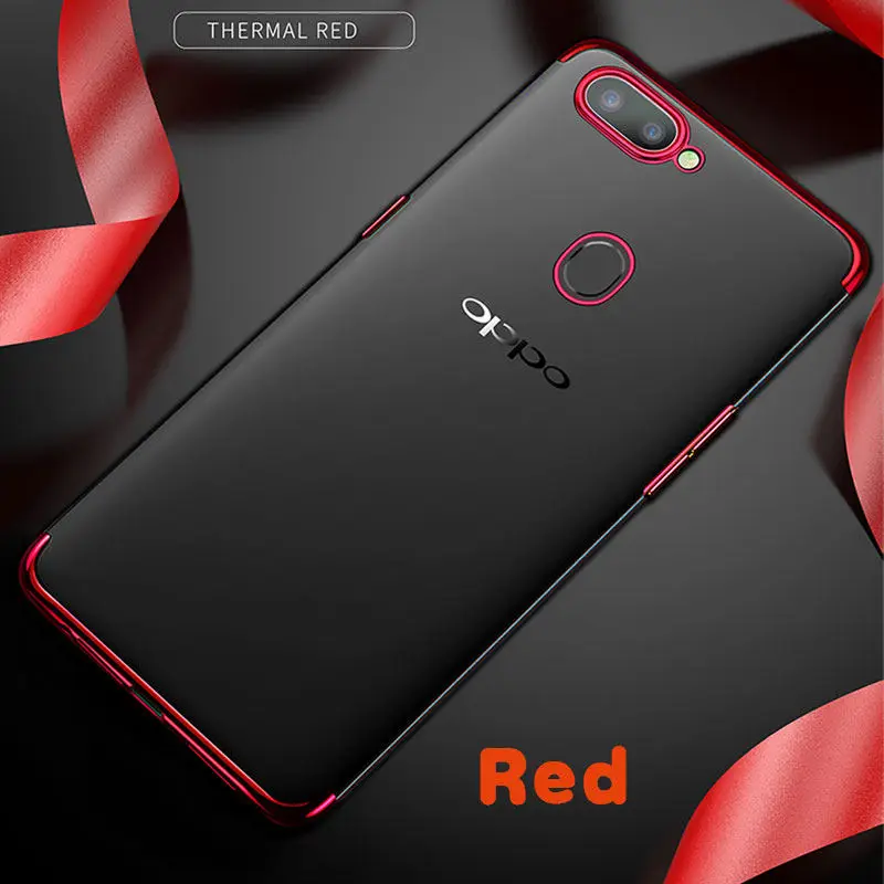 Red OPPO R15 Pro Чехол OPPO R15Pro задняя крышка роскошный противоударный силиконовый чехол для телефона OPPO R15 Pro R 15 Pro Fundas Coque 6,28 - Цвет: Red