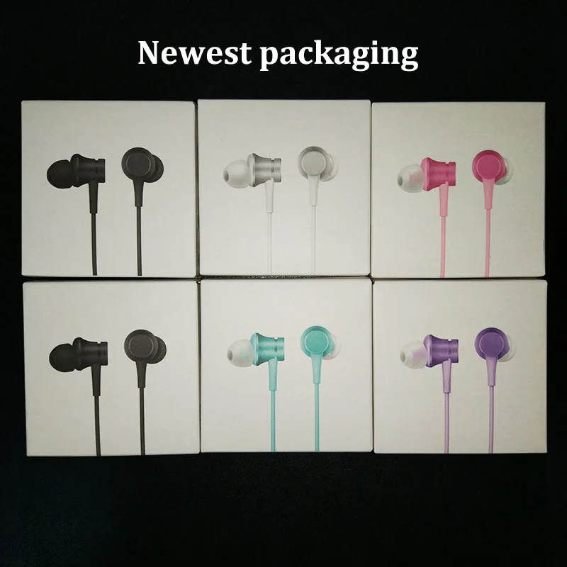 

Newest 100% original Xiaomi Mi Earphones Piston 3 Fresh Version In-Ear with Mic Wire Control for mobile phone