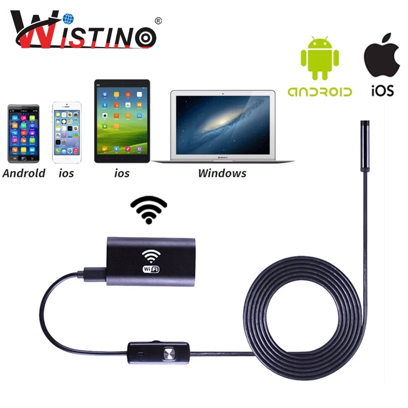 

Wi-Fi-эндоскоп для смартфона, 8 мм, HD 720P