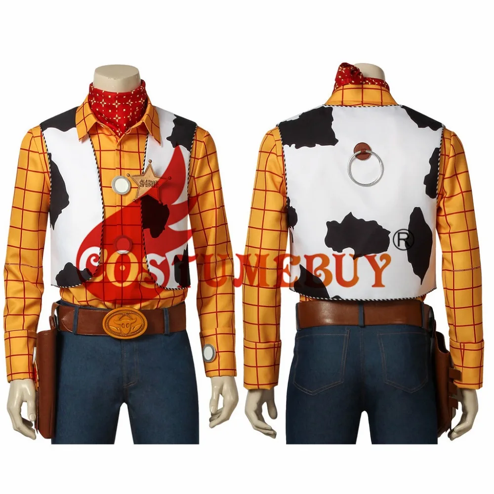 CostumeBuy мультфильм аниме Вуди из «Истории игрушек» жилет для косплея костюм Вуди жилет костюм L920