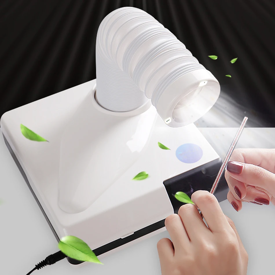 ROHWXY 60W Powerful Nail Vacuum Cleaner Supplies for Professionals Design Art Tools Dust Collector Equipment | Красота и здоровье