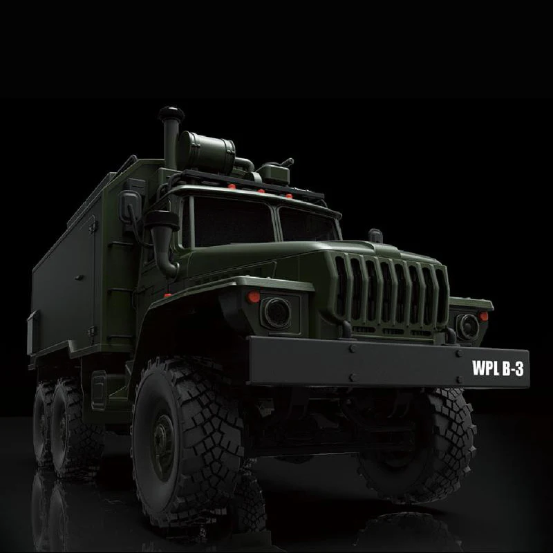 WPL b36k 1/16th Урал советский военное командование дистанционного Управление грузовик 6 колеса внедорожного автомобиля дистанционного Управление автомобиля
