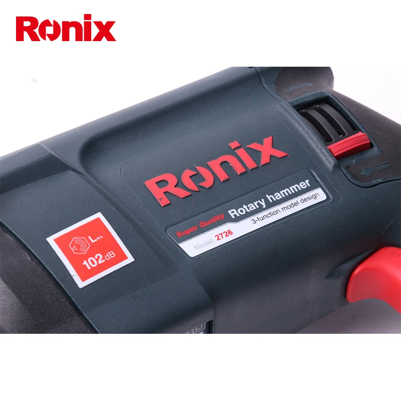 Ronix 26 мм Электроинструмент 850 Вт роторный молоток Проводная электрическая дрель Модель 2726