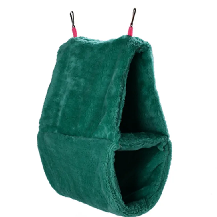 Клетка гнездо для птиц Двухслойное Птичье в супер большом пространстве гамак