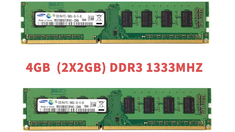 Оперативная память Samsung 2 Гб (2 ГБ x2) 8 (4 PC3 DDR3 ECC для настольного компьютера 1333 1600 МГц