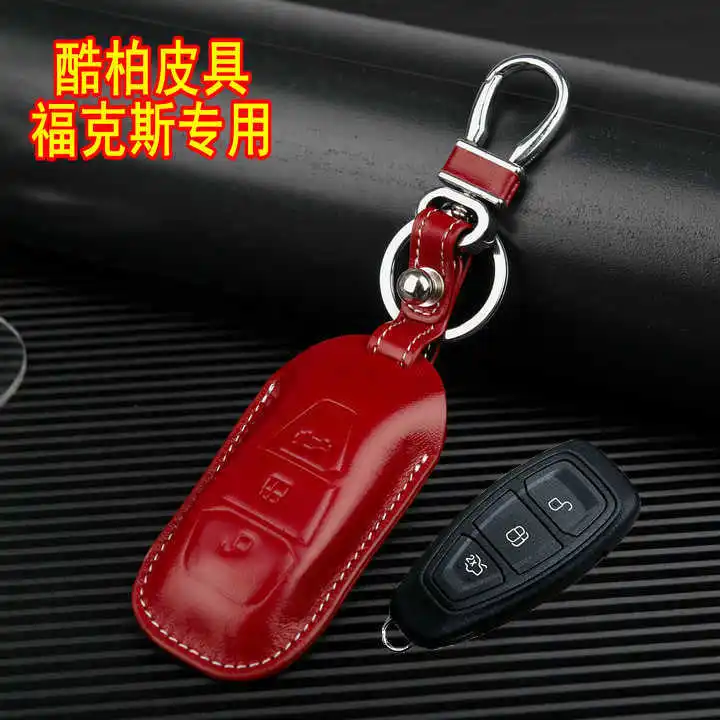 NAN ZI HAN кожаный держатель для ключей Fob чехол Ford Focus Kuga Ecosport Mondeo умный дистанционный