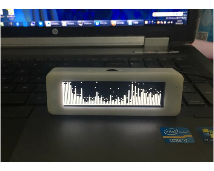GHXAMP 3,12 дюймов OLED музыкальный спектр дисплей Голосовое управление автомобиля DIY VU измерительный усилитель микрофон 8 дисплеев эффекты раз 5 В
